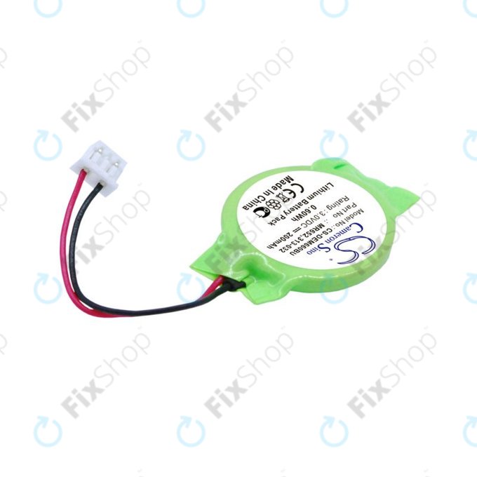 Batteria di backup per Dell Latitude E6320, 077-A00, Lithium, 200mAh, 3V, HQ