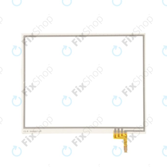 Vetro touch inferiore con adesivo per Nintendo DSi XL e Nintendo DSi LL