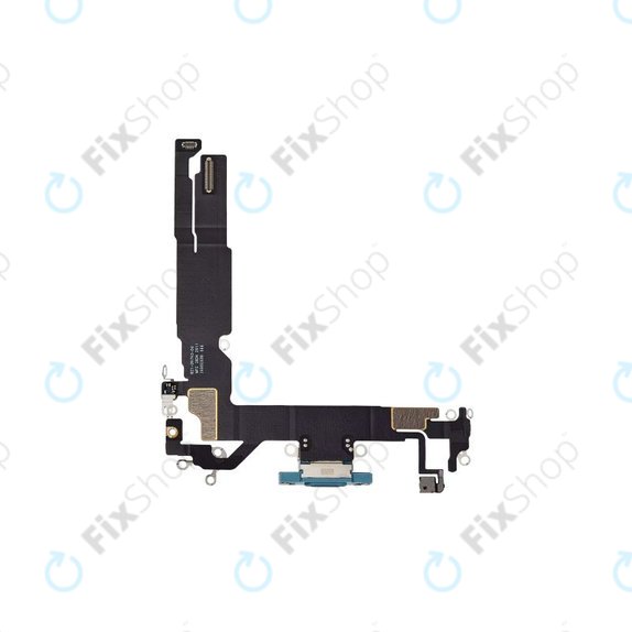 Connettore di ricarica con Cavo flex per iPhone 16, Teal