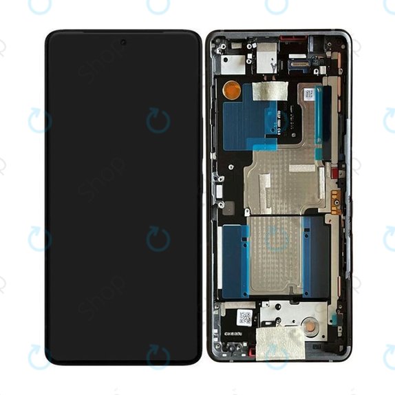 Schermo per Asus Zenfone 11 Ultra, Eternal Black, Vetro touch con cornice, B90AI00N1-R20010, Genuine Service Pack