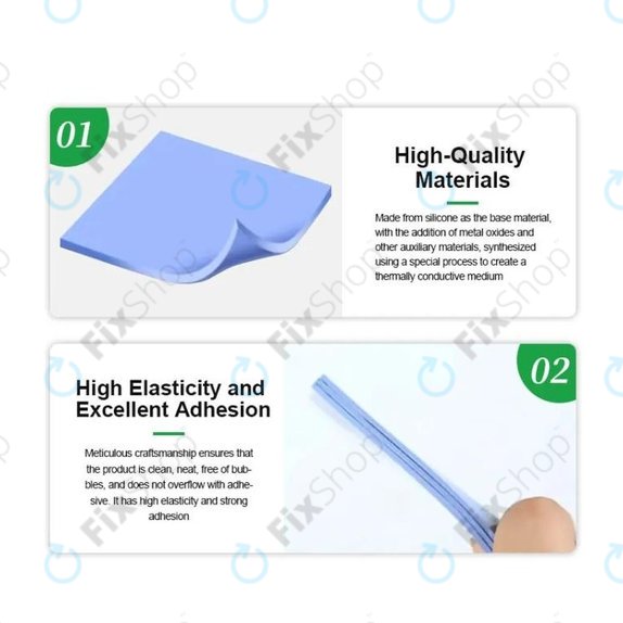 Pad termico isolante in silicone Relife RL-098