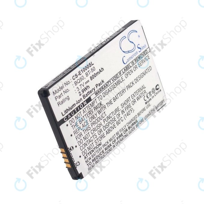 Batteria per Motorola Wilder, BQ50, Li-Ion, 3.7V, 800mAh, HQ