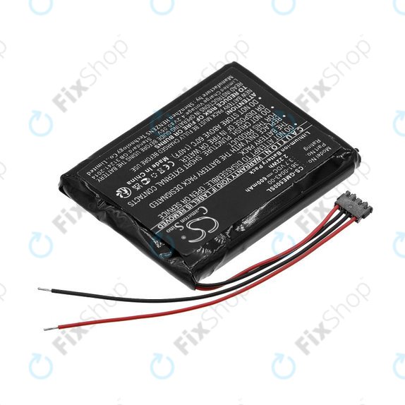 Batteria per Garmin Edge 500, 361-0043-00, Li-Ion, 600mAh, 3.7V, HQ