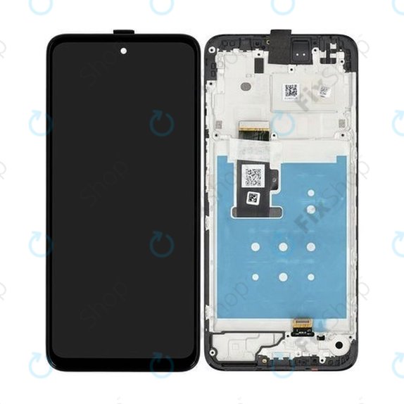 Schermo per Motorola Moto G13, Matte Charcoal, Vetro touch con cornice, 5D68C22318, Genuine Service Pack