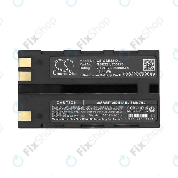 Batteria per Geomax Stonex R6, Zoom 35, ZBA200, Li-Ion, 5600mAh, 7.4V, HQ