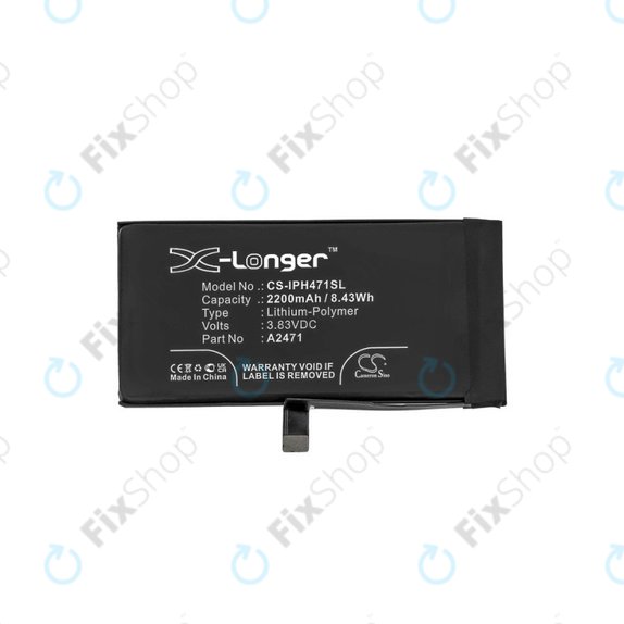 Batteria per iPhone 12 Mini, A2471, 2200mAh, HQ