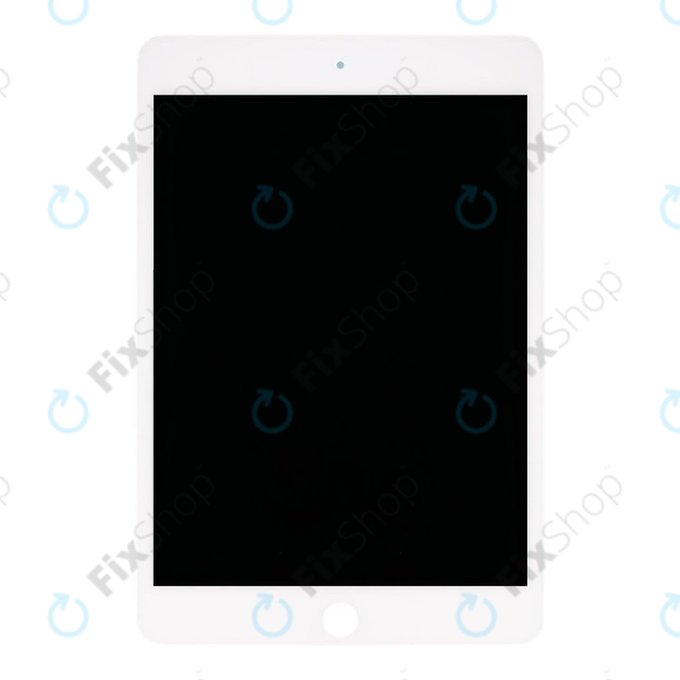 Schermo LCD per iPad Mini 5, White, Vetro touch senza cornice, Refurbished