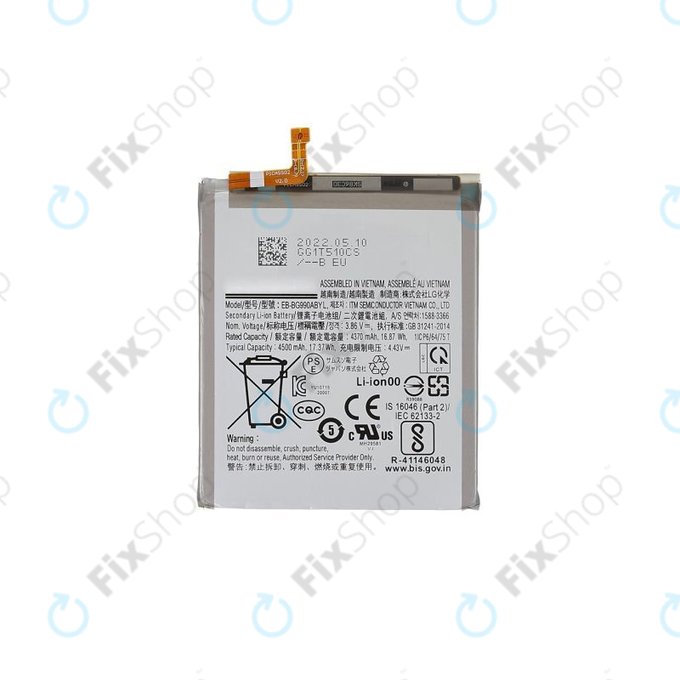 Batteria per Samsung S21 FE G990B, EB-BG990ABY, 4500mAh