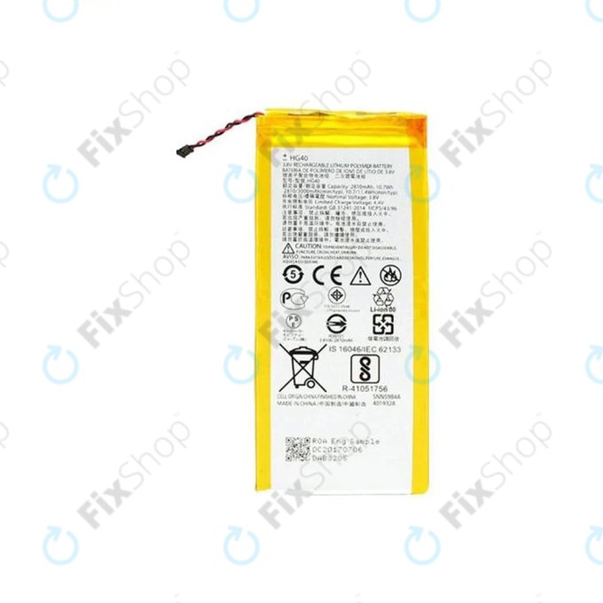 Batteria per Motorola Moto G5 Plus, HG40, 3000mAh
