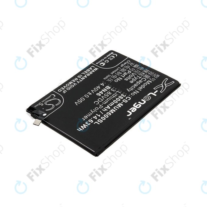 Batteria per Xiaomi Redmi Note 8T, 3800mAh, Li-Pol, 3.85 V, BN46, HQ