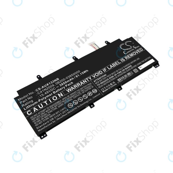 Batteria per Asus ROG Flow X13 GV301QE-K6008, C41N2009, Li-Pol, 3950mAh, 15.48V, HQ