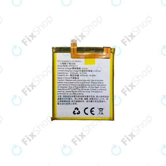 Batteria per Caterpillar S62 Pro, APP00317, 5000mAh