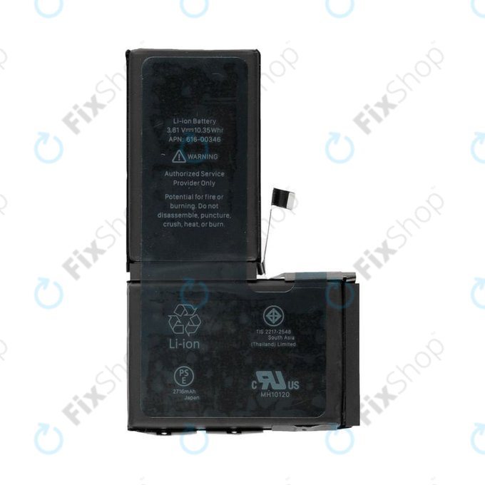 Batteria per iPhone X, 2716mAh