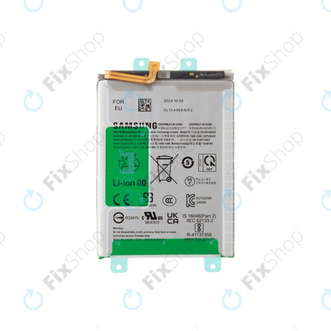 Batteria per Samsung A17 4G, A17 5G, A175B, A176B, EB-BA166ASE, GH82-38076A, Genuine Service Pack