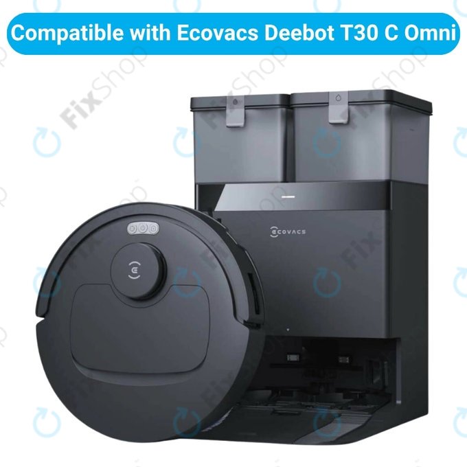 Set di ricambi per Ecovacs Deebot T30C Omni (1x spazzola principale, 2x filtro, 2x spazzola laterale)
