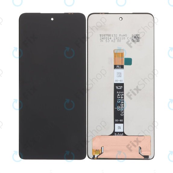 Schermo LCD per MotGoldla Moto G75 5G XT2437-2, Vetro touch senza cornice