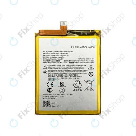 Batteria per Motorola Moto G9 Plus, MG50, 5000mAh