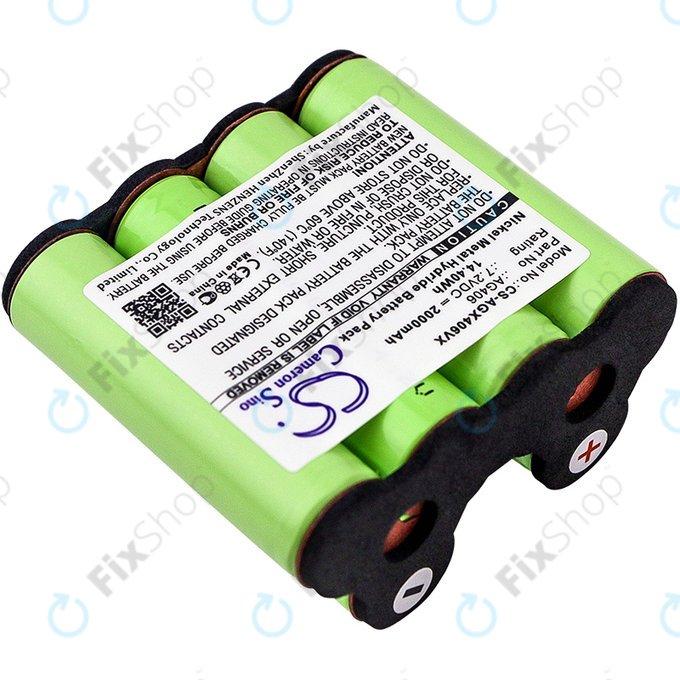 Batteria per AEG Electrolux Rapido ZB-seriess, AG406, Ni-MH, 2000mAh, 7.2V, HQ