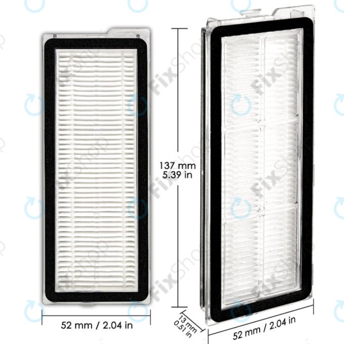 Filtro polvere, 2 pz. per Xiaomi Roborock QV 35A, QV 35S