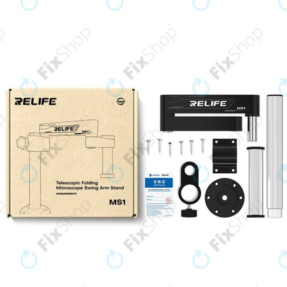 Supporto universale con braccio rotante per microscopio, Relife RL-MS1