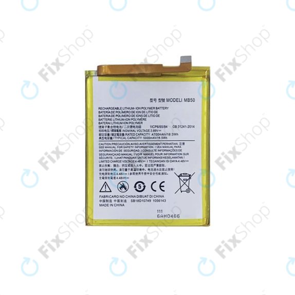 Batteria per Motorola Moto G200 XT2175, MB50, 5000mAh