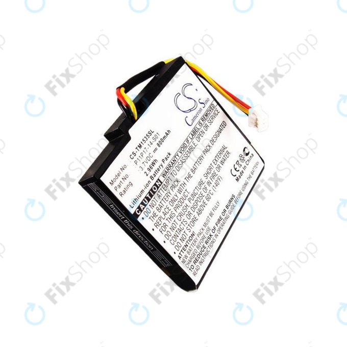 Batteria per TomTom, P11P17-14-S01, Li-Ion, 800mAh, 3.7V, HQ