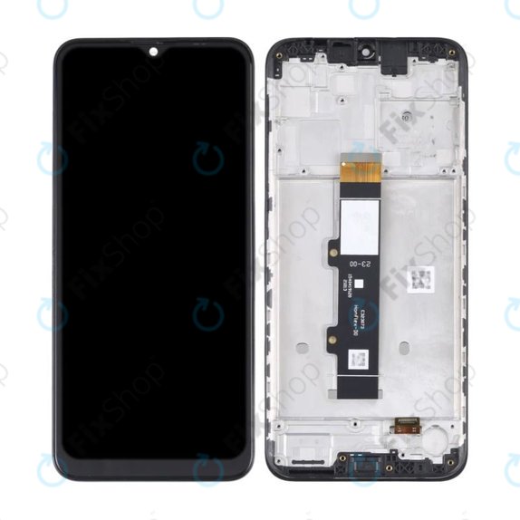 Schermo per Motorola Moto G10 XT2127, Aurora Gray, Vetro touch con cornice