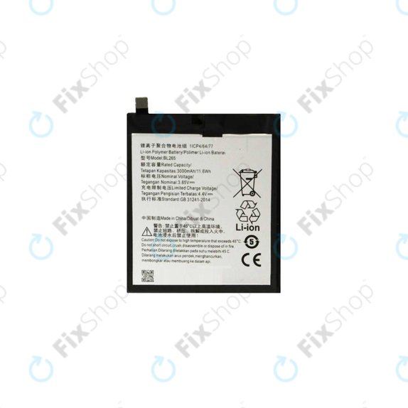 Batteria per Motorola Moto M XT1663, BL265, 3000mAh