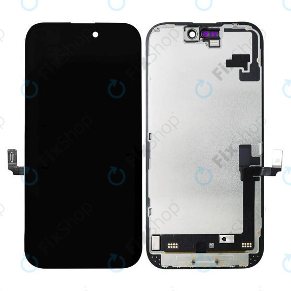 Schermo In-Cell FHD per iPhone 16, Vetro touch con cornice, FixPremium