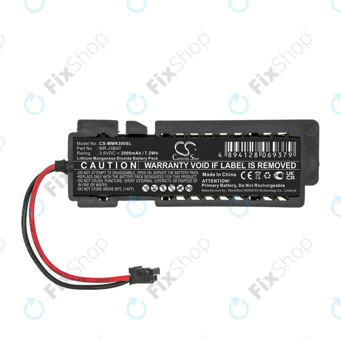 Batteria per Mitsubishi Melservo MR-J3, Li-MnO2, MR-J3BAT, 2000mAh, 3.6V, HQ