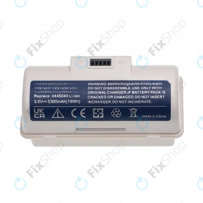 Batteria per iRobot Braava Jet 240, 241, 244, 245, Mopping Robot, 4446040, BC674, Li-Ion, 5300mAh, 3.6V
