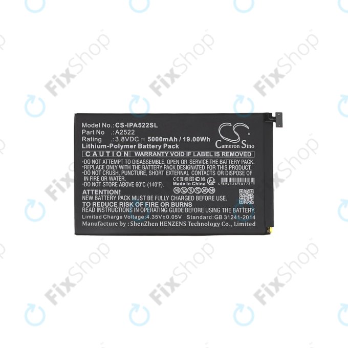Batteria A2522 per Apple iPad Mini 6, 5000mAh, HQ