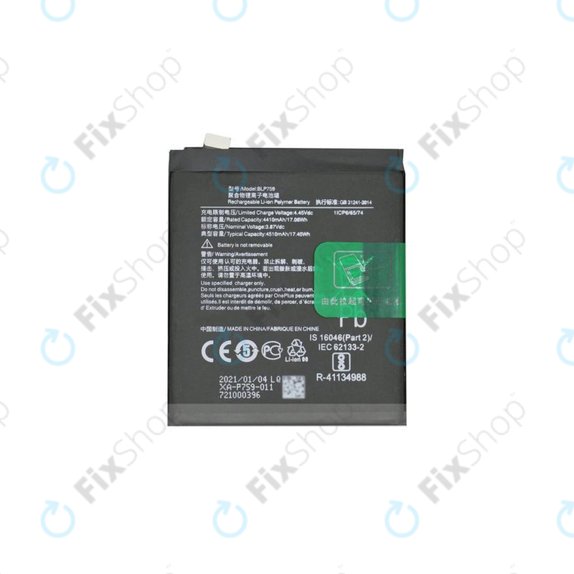 Batteria per OnePlus 8 Pro, BLP759, 4510mAh