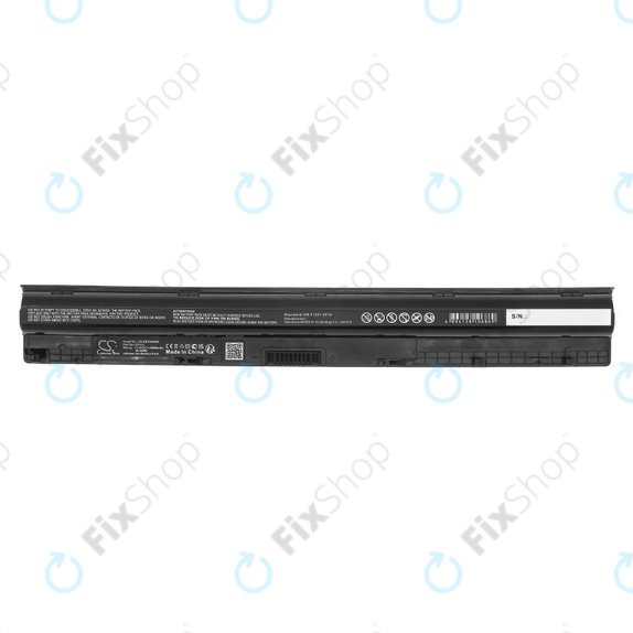 Batteria per Dell Inspiron 14, 15, 17, Vostro 14, 15, GXVJ3, Li-Ion, 2600mAh, 14.8V, HQ