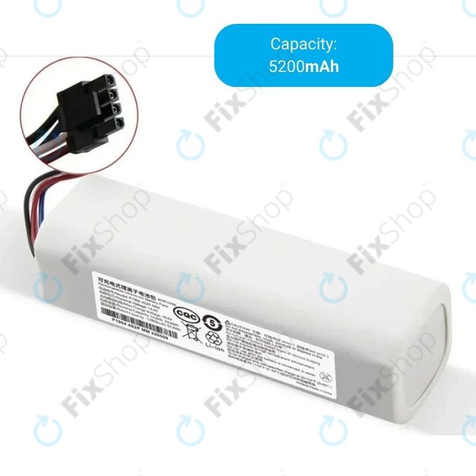 Batteria per Xiaomi Dreame-seriess, P1904-4S2P-mm, Li-Ion, 14.4V 5200mAh