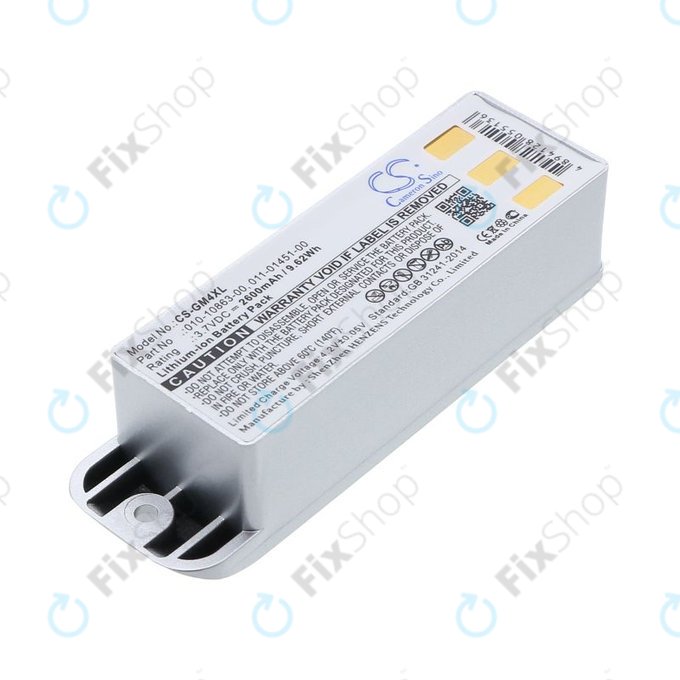 Batteria per Garmin Zumo 400, 550, 010-10863-00, 011-01451-00, Li-Ion, 2600mAh, 3.7V, HQ