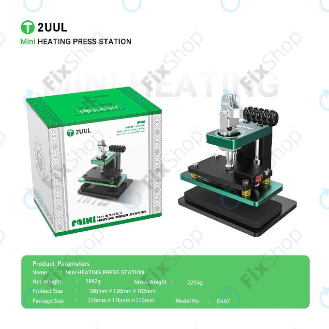 Mini stazione con pressa riscaldante, 2UUL DA07