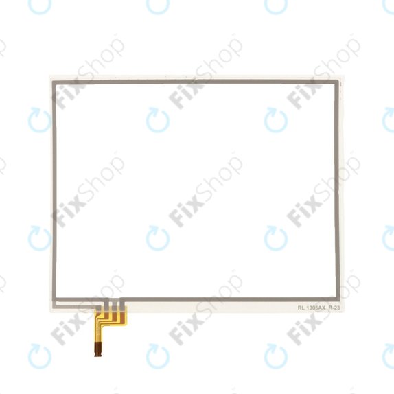 Vetro touch inferiore con adesivo per Nintendo DSi XL e Nintendo DSi LL
