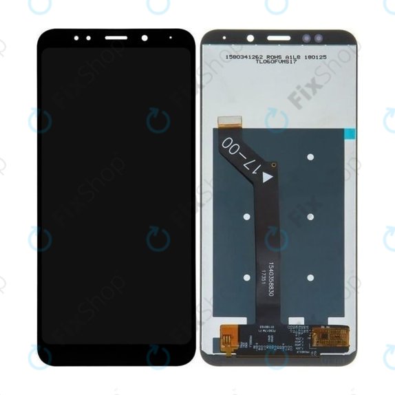 Schermo LCD per Xiaomi Redmi 5 Plus (Redmi Note 5), Black, Vetro touch senza cornice