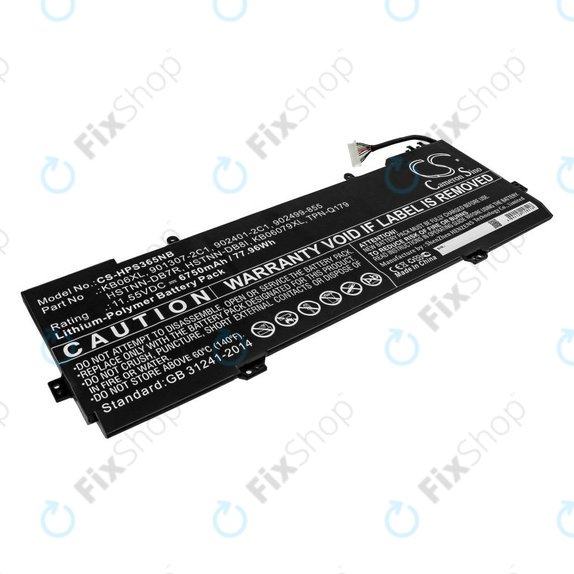 Batteria per HP Spectre X360 15, KB06XL, Li-Pol, 6750mAh, 11.55V, HQ
