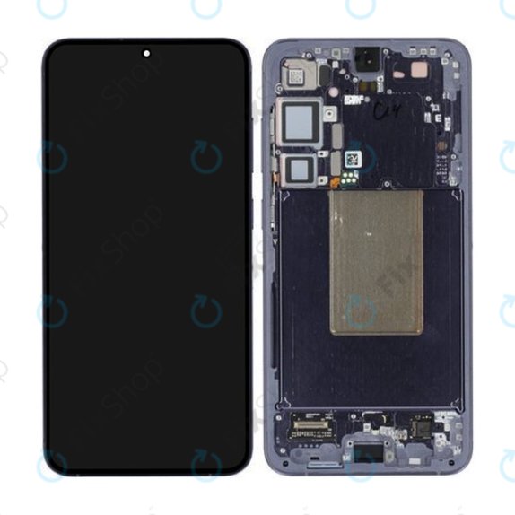 Schermo per Samsung S24 Plus S926B, Cobalt Violet, Vetro touch con cornice, GH82-33410C, Genuine Service Pack