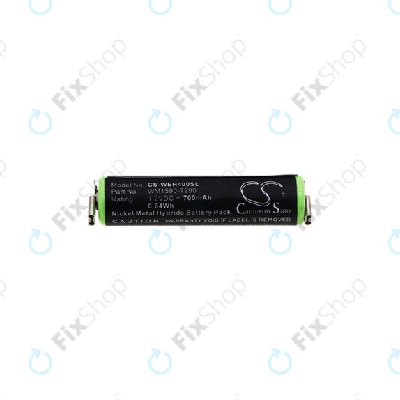 Batteria per Wella Bella, Chromini, Super, Contura HS61, WM1590-7290, Ni-MH, 700mAh, 1.2V, HQ