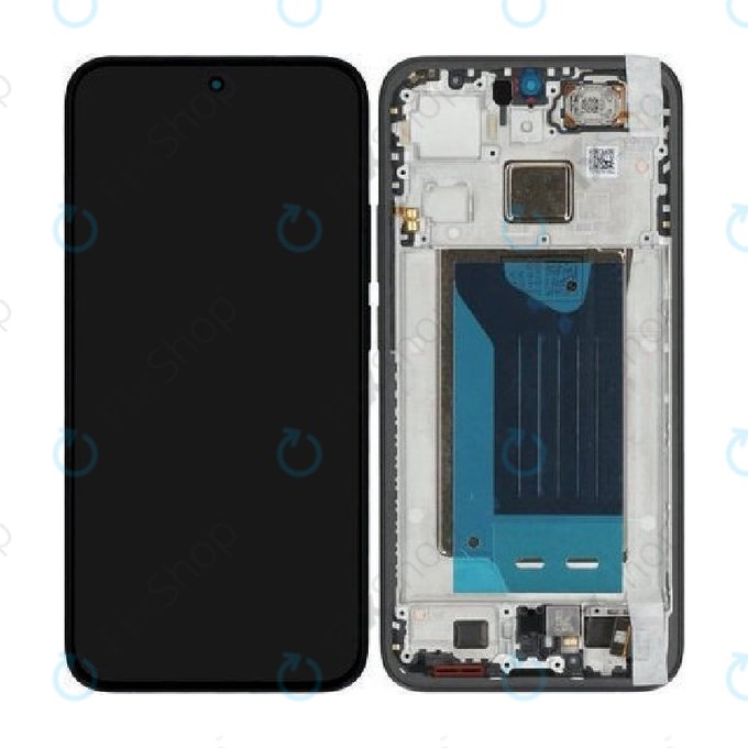 Schermo per Xiaomi 15T 5G, Black, Vetro touch con cornice, 5600010O12A00, Genuine Service Pack