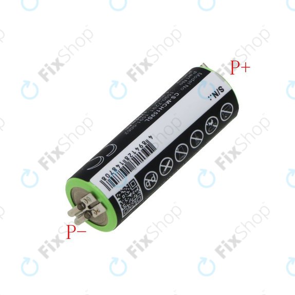 Batteria per Moser Chromini 1591, Ermila Bella 1590, 1590-7291, Ni-MH, 1200mAh, 1.2V, HQ