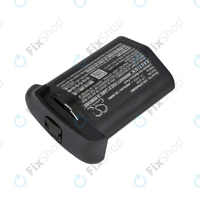 Batteria per Canon 1D Mark 3, EOS-1D MarkIII, Mr-14ex, LP-E4N, Li-Ion, 2600mAh, 11.1V, HQ