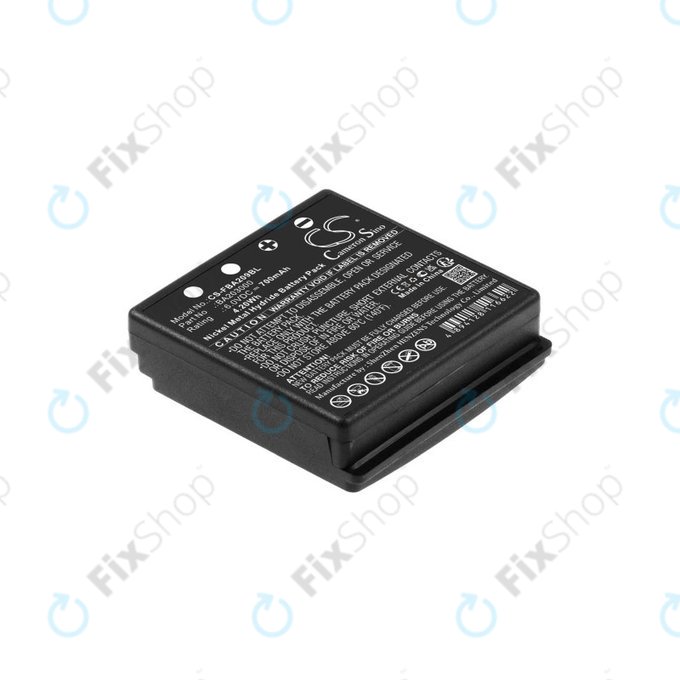 Batteria per HBC Radiomatic Eco, BA209060, Ni-MH, 700mAh, 6V, HQ