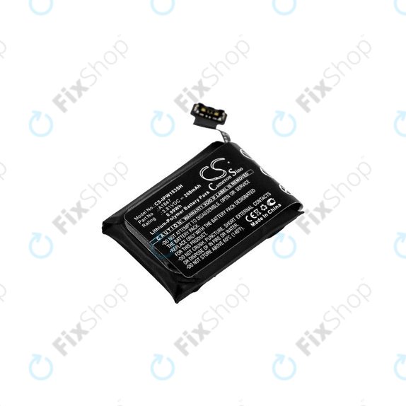 Batteria per Apple Watch 3 38 mm, 260mAh, GPS Version, Li-Pol, 3.81 V, A1847, HQ