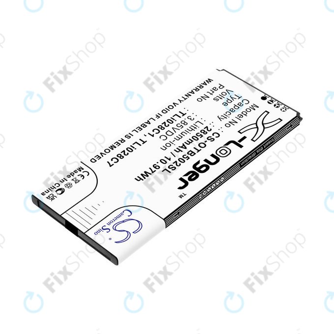 Batteria per Alcatel 1b 2020, Alcatel Ot-5002a, TLI028C1, Li-Ion, 3.85V, 2850mAh, HQ