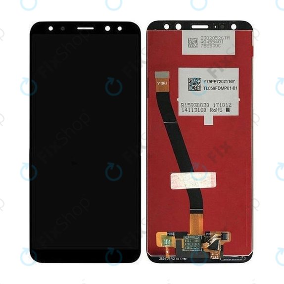Schermo LCD per Huawei Mate 10 Lite, Black, Vetro touch senza cornice