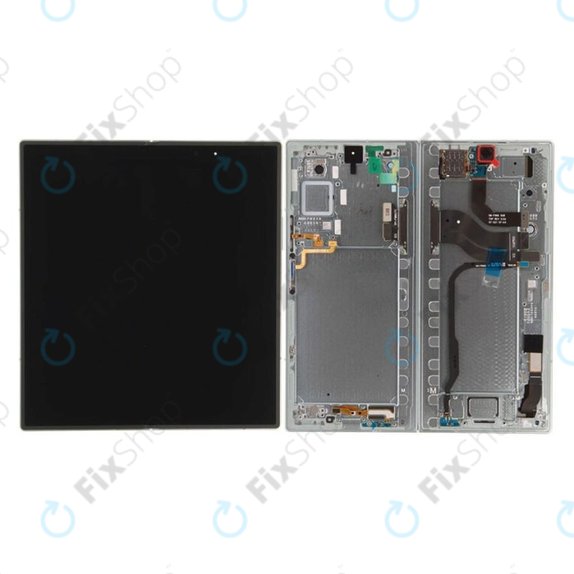 Schermo per Samsung Z Fold 7 F966B, Mint, Vetro touch con cornice, GH82-37548D, Genuine Service Pack